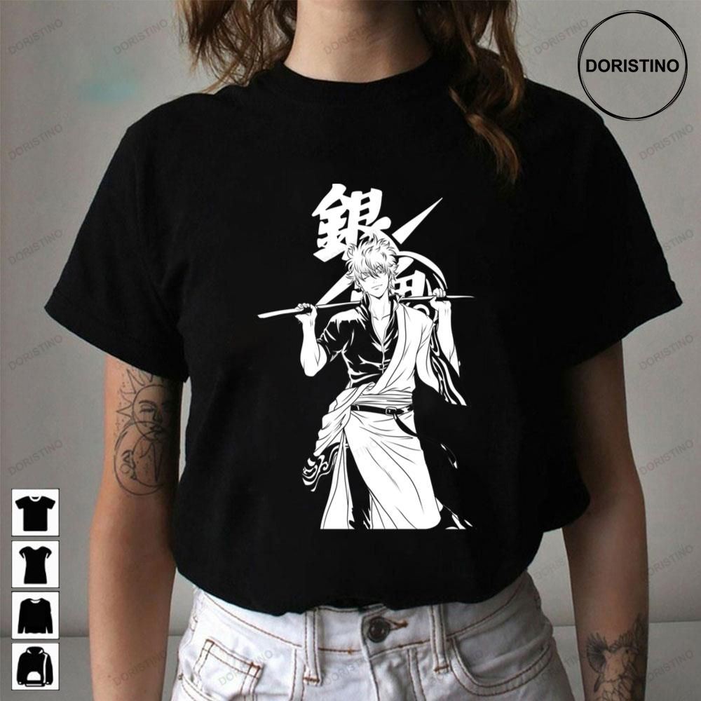 White Gintoki Gintama Limited Edition T-shirts